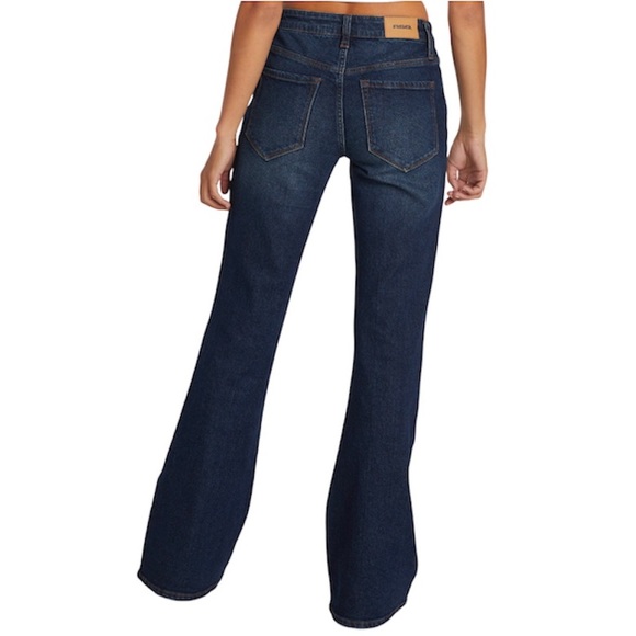 [RSQ] Women’s Dark Wash Low Rise Flare Jeans - Picture 4 of 6